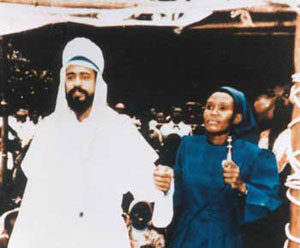 Maitreya tel qu'il est apparu à Nairobi en 1988